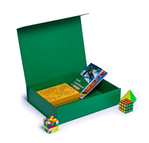 Pudełko Magnetyczne 430x330x100mm Ciemne Zielone