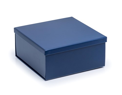 Pudełko Składane Z Wiekiem Granatowe 200x200x90 Pudełko Na Prezent