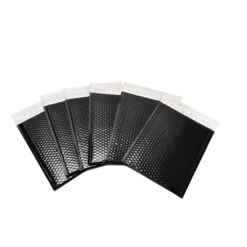 Koperty bąbelkowe metaliczne C13 czarna 100szt