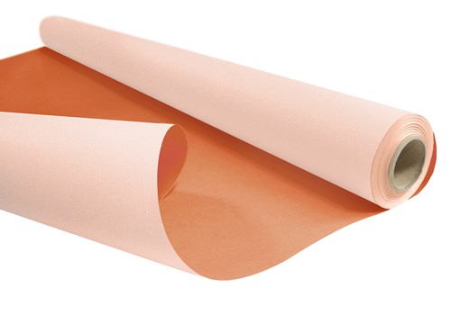 Papier KRAFT DUO PASTEL Rose-Orange 0,50x10m