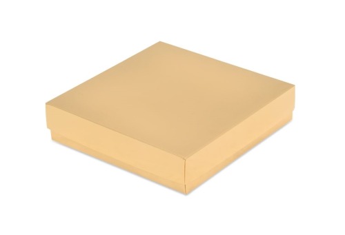 Pudełko Laminowane 180x180x40mm Złote