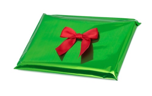 Woreczki Metalizowane 230x325+50mm Zielone