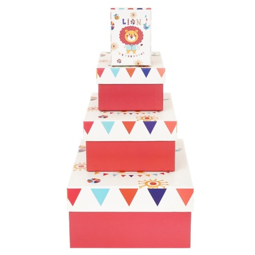 Zestaw Pudełek prostokątnych LION (4 szt.)