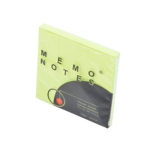 Karteczki kolorowe Memo Notes 75x75mm 80szt.