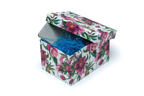 Zestaw pudełek flowerbox PROSTOKĄT KWIATY (3 szt.)