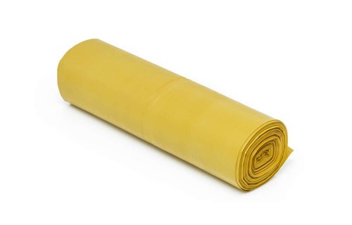 Worek na śmieci LDPE  35l - A50 Żółty 30um