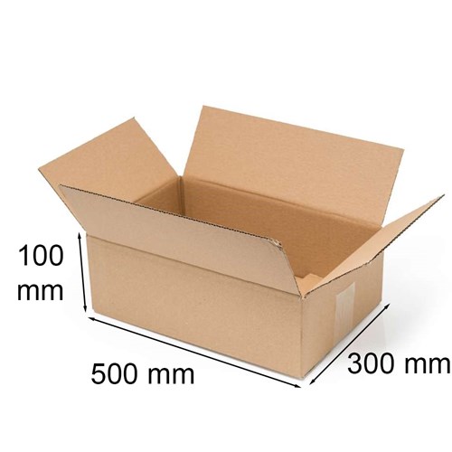 Pudło klapowe 500x300x100mm