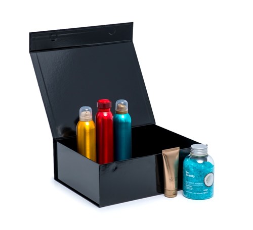 Pudełko Magnetyczne Czarny Połysk 330x255x115mm(zew) A4 Eleganckie