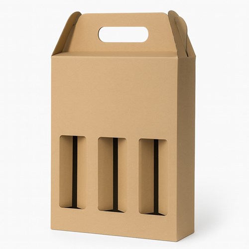 Karton wykrojnikowy 210x68x258mm na 3 piwa 20szt