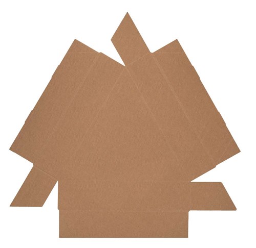 Pudełko karbowane wieczkowe 3-kątne 410x90mm