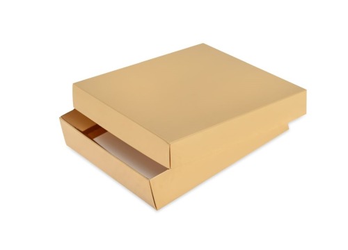 Pudełko Laminowane 180x180x40mm Złote