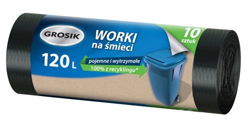 GR Worki LD czarne 120l 10szt