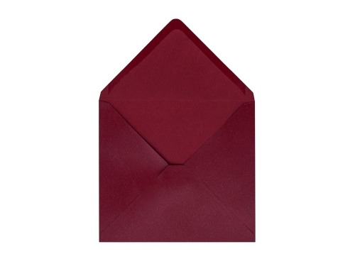 Koperty kwadratowe K4, bordowy połysk Galaxy Wine 50szt