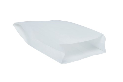 Torebki Papierowe Fałdowe Białe 150x300mm 1000szt