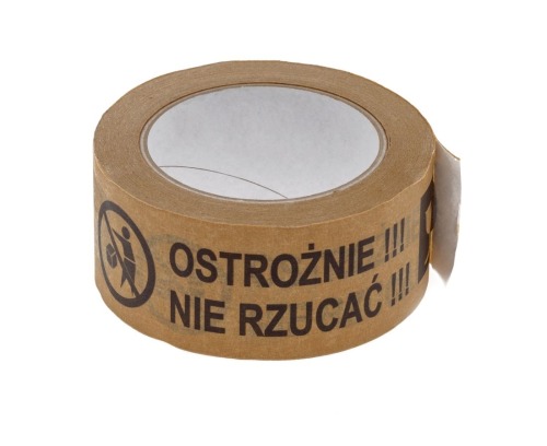 Taśma Papierowa Ostrożnie Nie Rzucać 50mm/45m