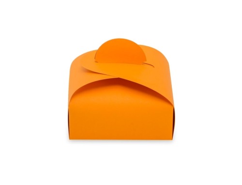 Opakowania ozdobne S 110x110x65mm Pomarańczowe