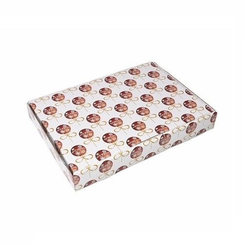 Karton Świąteczny 350x250x50mm Bombki A4