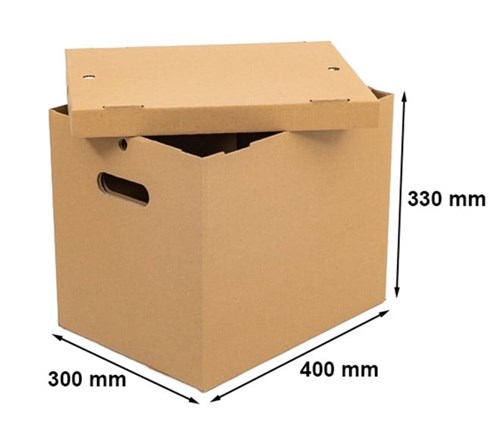 pudełko przeprowadzkowe, karton z uchwytami, karton przeprowadzkowy fala B, karton transportowy, pakiet 10 sztuk