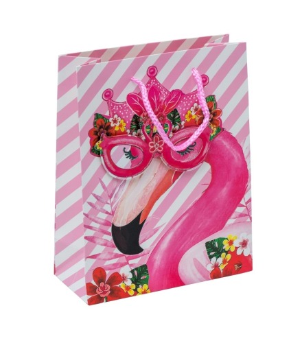 Torba Lux A5 z brokatem i okularami 3D, zestaw 12 sztuk