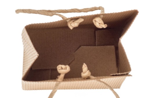 Torby z Tektury Karbowanej Sznurek