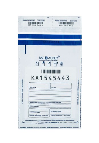 Koperty bankowe A5 140x220mm Białe Kryjące 100szt.