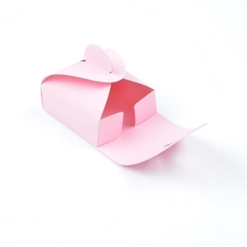 Pudełko ozdobne Prezent S 110x110x65mm Różowe