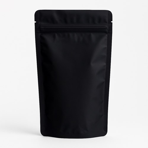 Doypack Czarny Mat 100 ml - Praktyczne Opakowanie z Zamknięciem 50 szt