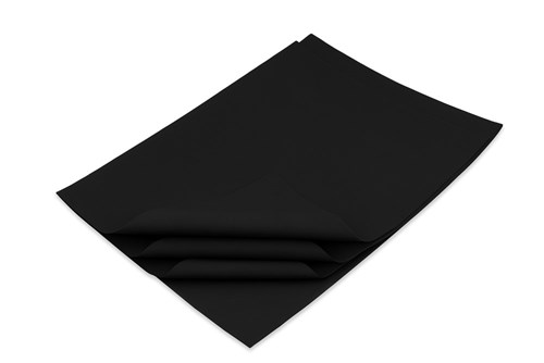 Bibuła ozdobna 20g 38x50cm Czarna– do pakowania prezentów – 50 arkuszy