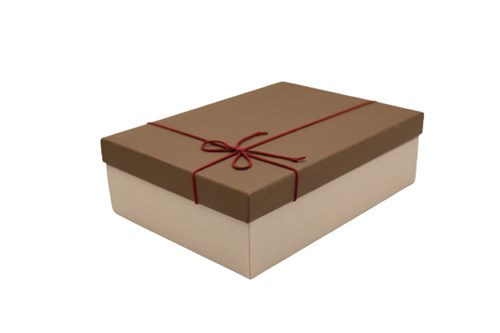 Zestaw pudełek - prostokątne z rzemykiem (3 szt.)