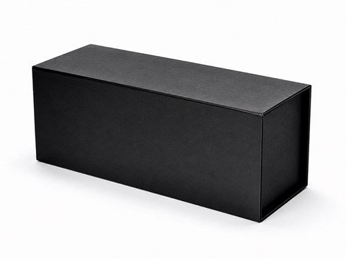 Czarne pudełko z magnetycznym zamknięciem 350x120x120 mm – stylowe i eleganckie opakowanie
