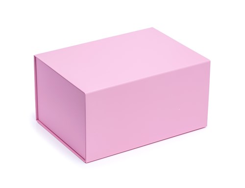 Pudełko Magnetyczne Różowe Matowe 350x250x180mm Składane Pudełko
