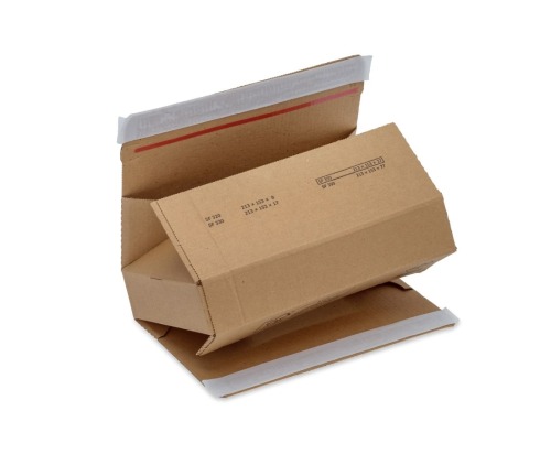 Pudełka z paskiem klejącym