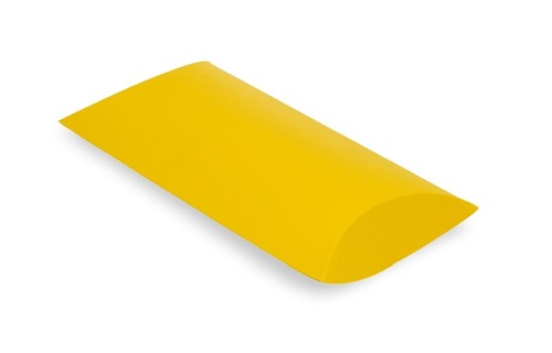 Pudełko ozdobne Poduszka M 210x135x40mm Żółte