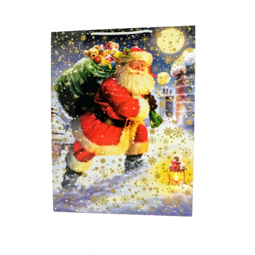 Torba Świąteczna MIX 345x130x480 K5 Mikołaj10szt