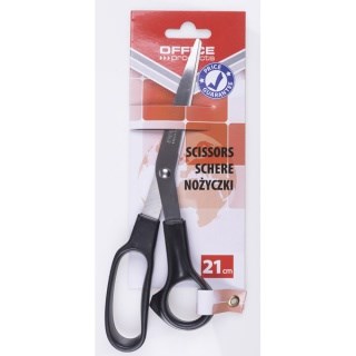 Nożyczki biurowe Office Products 21cm czarne