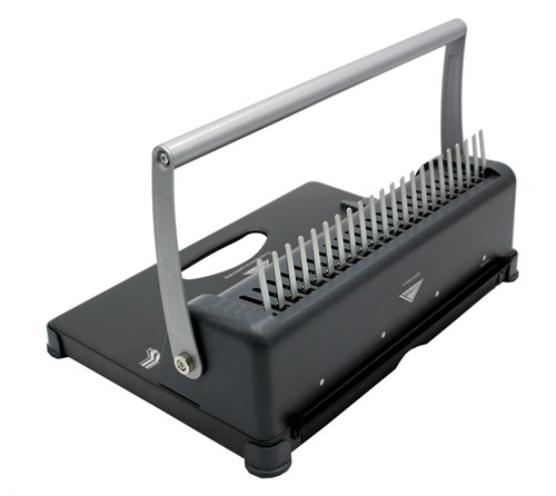 Bindownica VEROTECH do 350 kartek Format A4 czarna