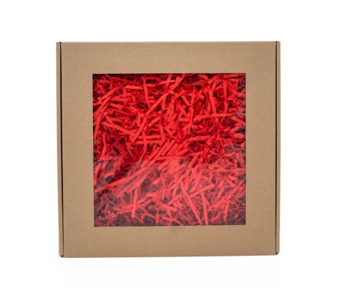Wypełniacz papierowy PakPak Czerwony, 0,2kg +BOX