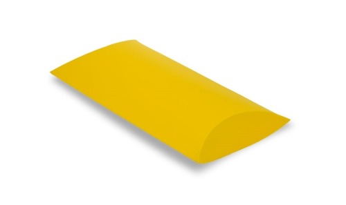 Pudełko ozdobne Poduszka L 250x165x50mm Żółte