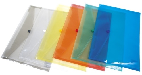 Teczka kopertowa PP A4 Donau zatrzask 12szt. Róż