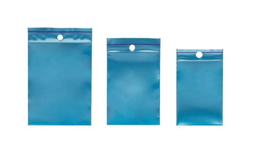 Torebka strunowa NIEBIESKA 60x80mm/0,050mm 100szt