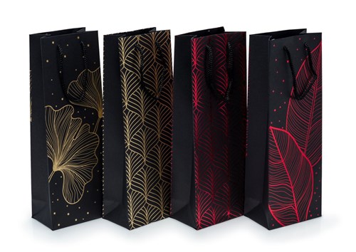 Torebka na wino laminowana 125x85x360mm K-421 MZZ