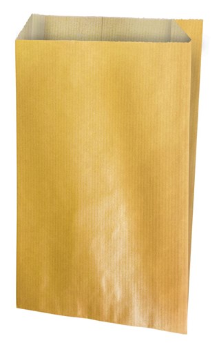 Torebka papierowa fałdowa KRAFT GOLD 160x270+80mm Złota