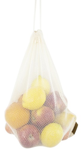 Woreczek 30x45 ECRU z siatki bawełnianej