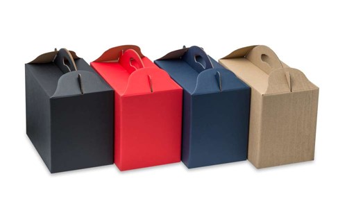 Pudełko z uchwytem 300x180x220 karbowane F217