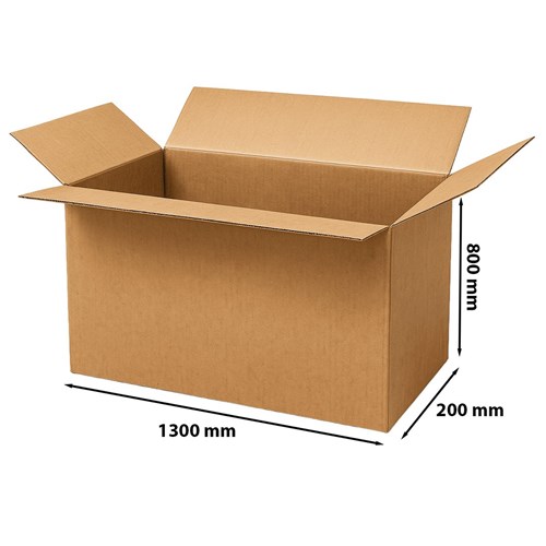 Pudełko klapowe TV 55” 1300x200x800 mm BC650 – 10 kartonów