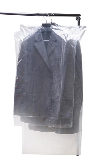 Pokrowce foliowe na ubrania, 2 x 3 sztuki