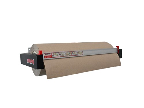 Dyspenser do papieru pakowego wieszany 50cm ząbki