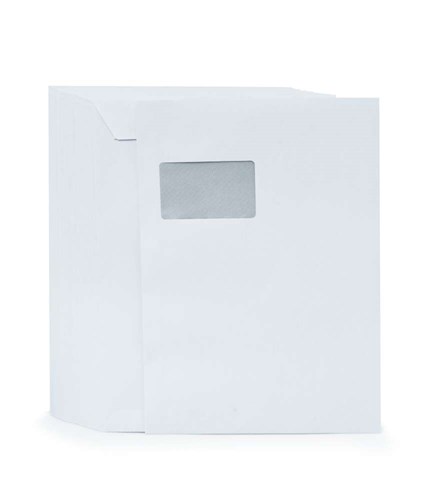 Koperty płaskie C4 HK białe z oknem