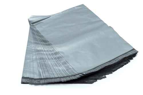 Koperty foliowe recyklat 50% 320x450mm SREBRNE - 50 sztuk