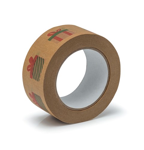 Taśma Świąteczna Papierowa Prezenty 48mm/54m